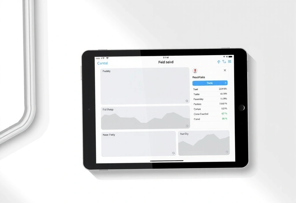 Formulář na tabletu